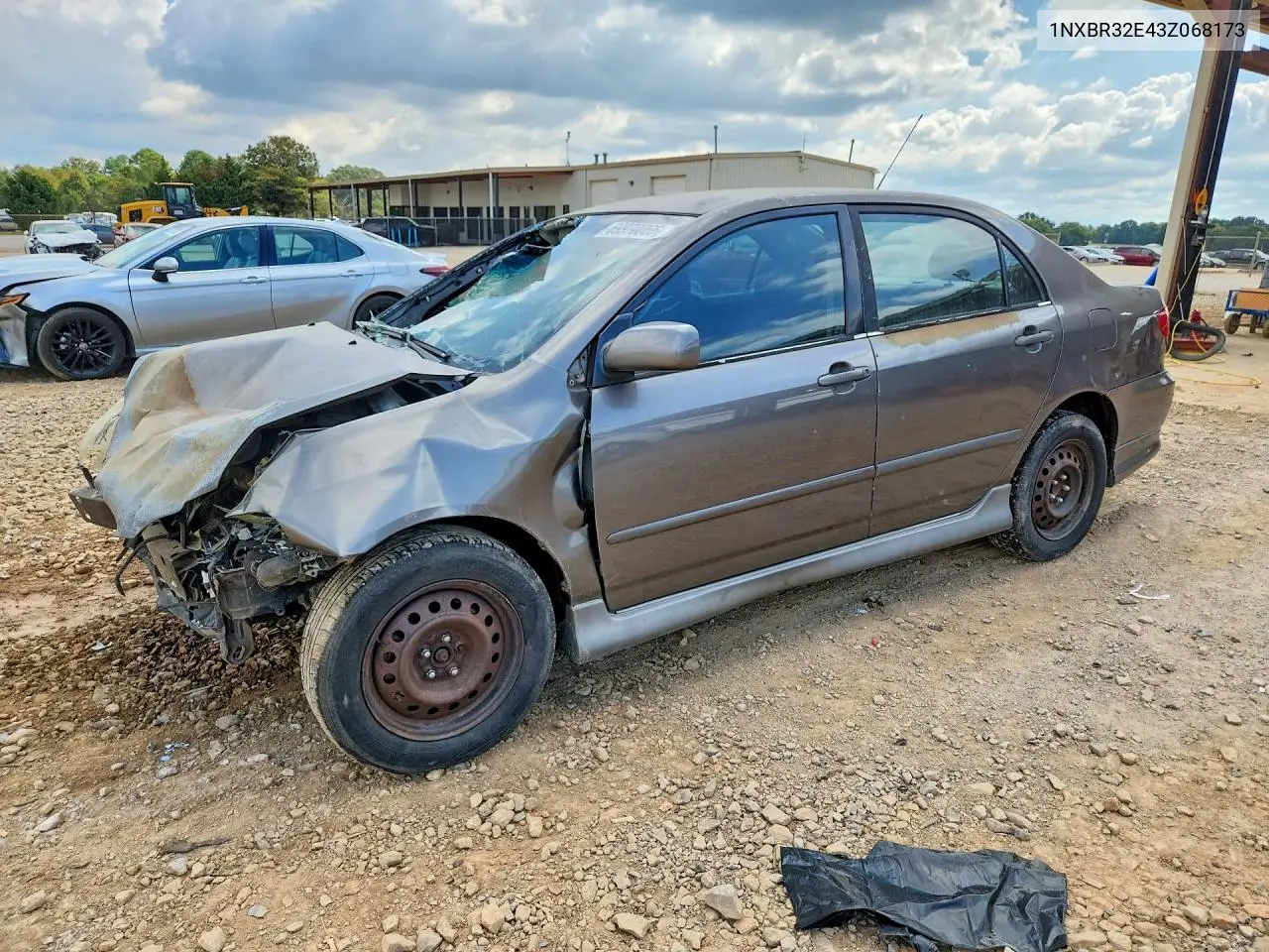 TOYOTA COROLLA 2003, VIN 1NXBR32E43Z068173
