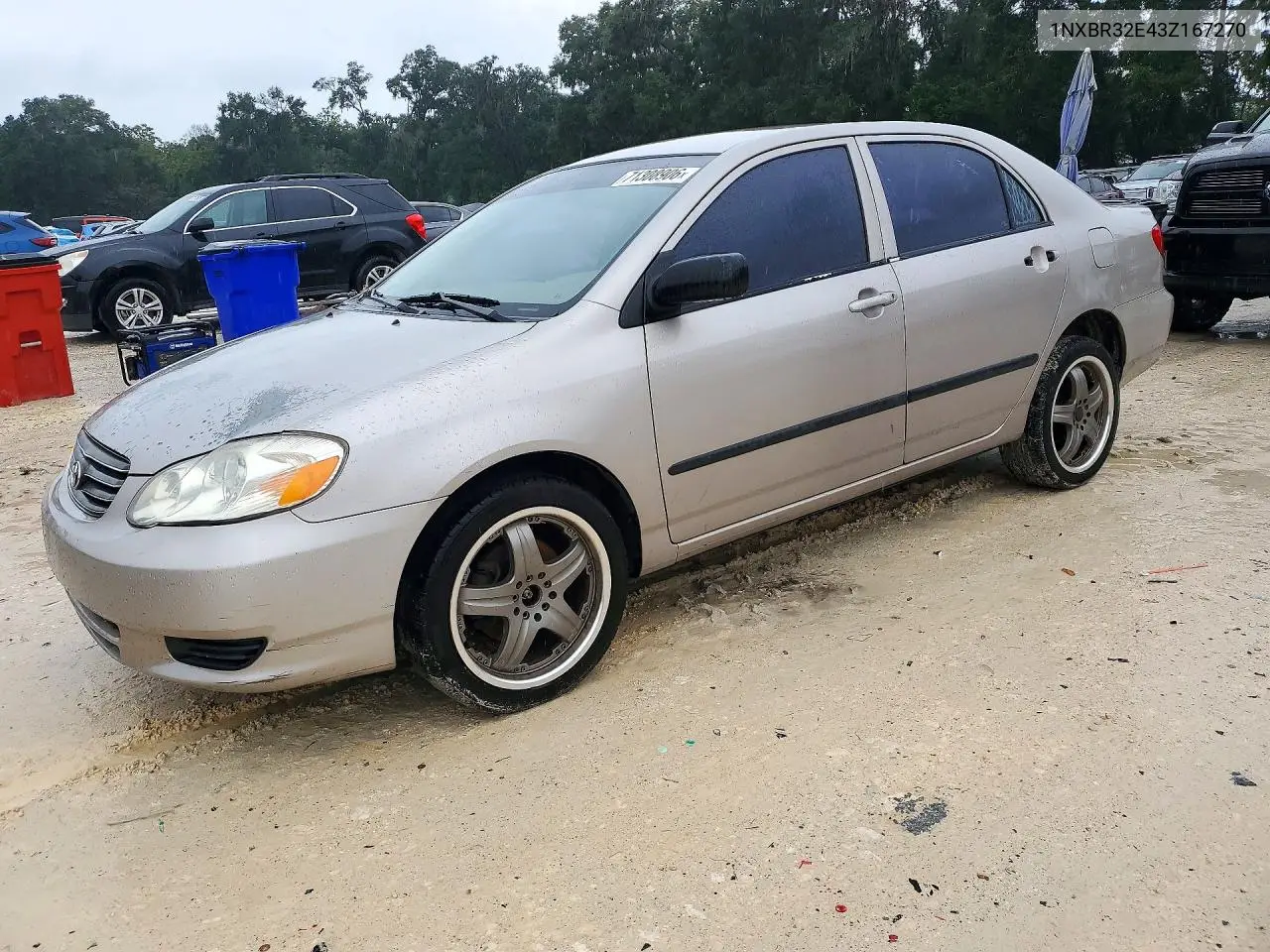 TOYOTA COROLLA 2003, VIN 1NXBR32E43Z167270