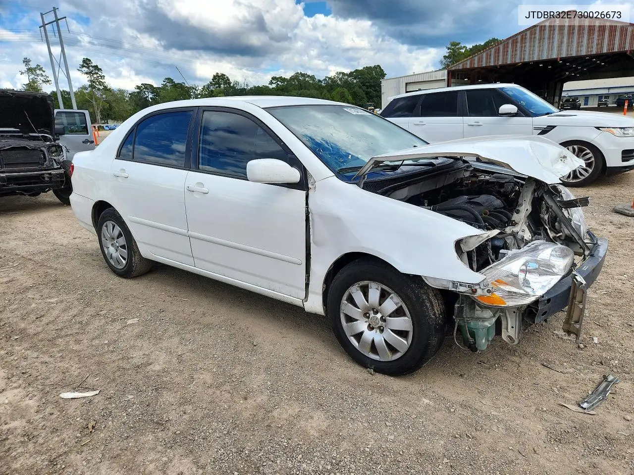 2003 TOYOTA COROLLA VIN JTDBR32E730026673 — фото 4