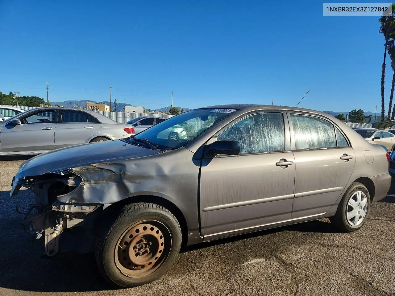 TOYOTA COROLLA 2003, VIN 1NXBR32EX3Z127842