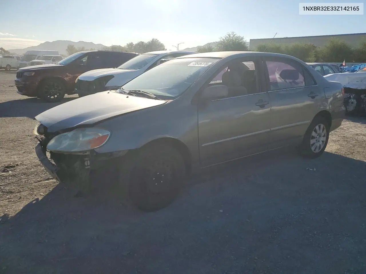 TOYOTA COROLLA 2003, VIN 1NXBR32E33Z142165