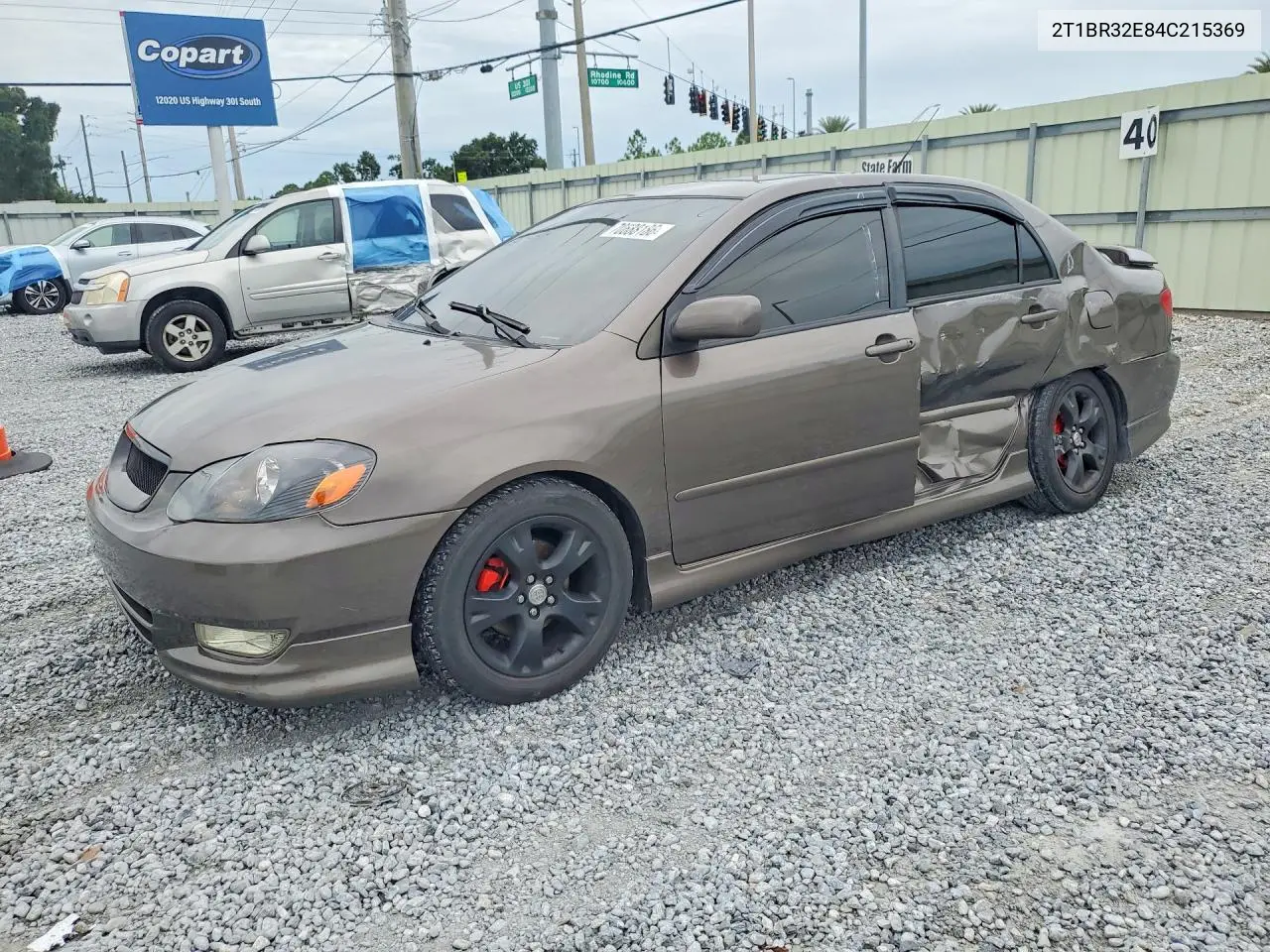 TOYOTA COROLLA 2004, VIN 2T1BR32E84C215369