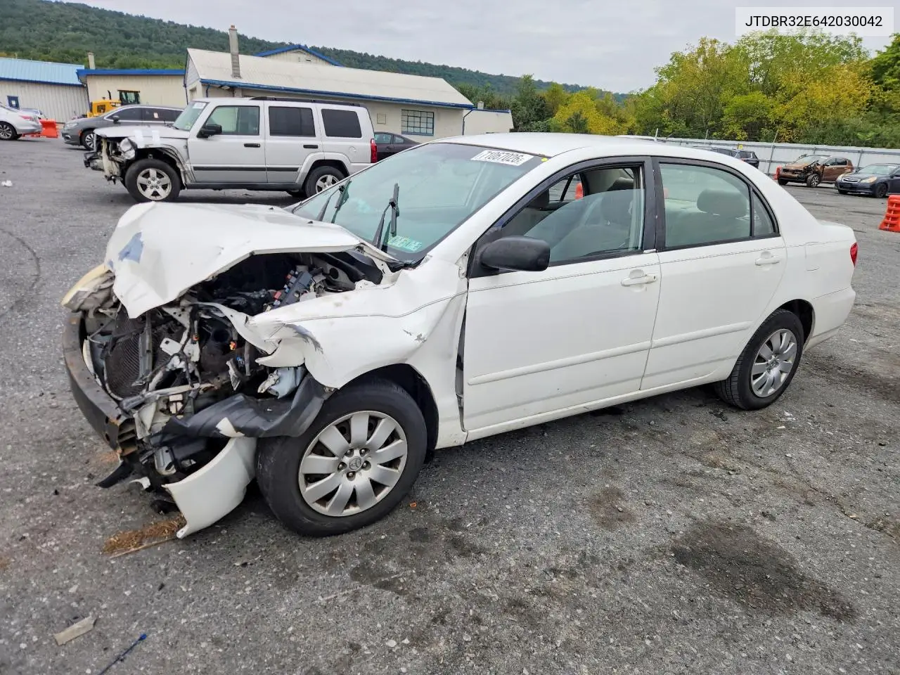 TOYOTA COROLLA 2004, VIN JTDBR32E642030042
