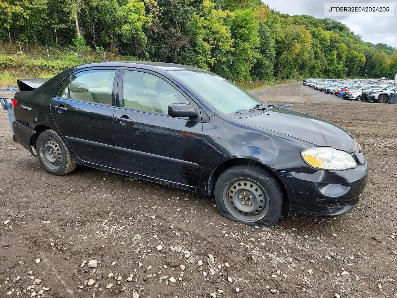 2004 TOYOTA COROLLA VIN JTDBR32E042024205 — фото 4