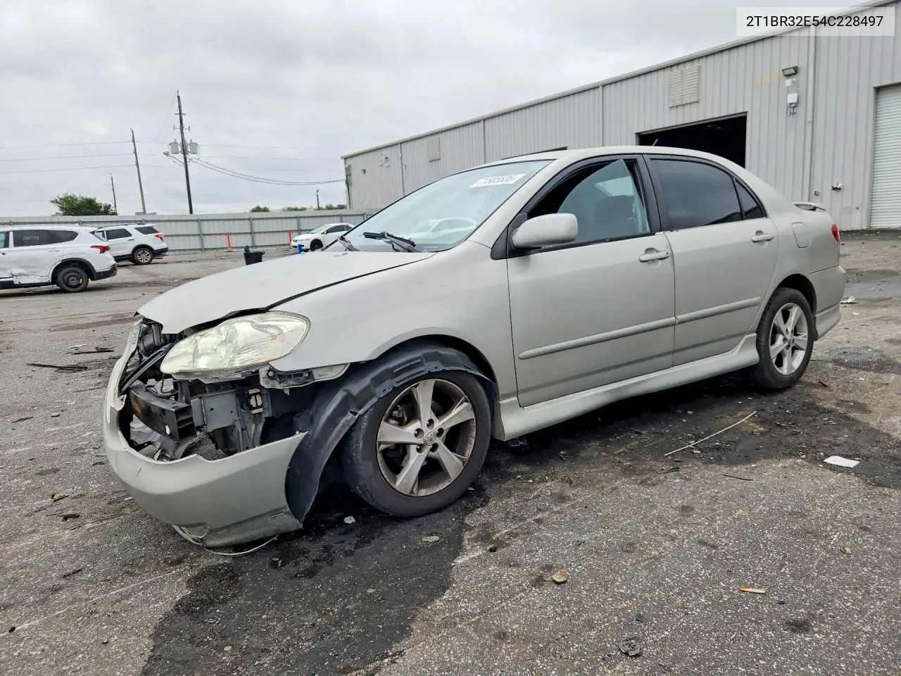 TOYOTA COROLLA 2004, VIN 2T1BR32E54C228497