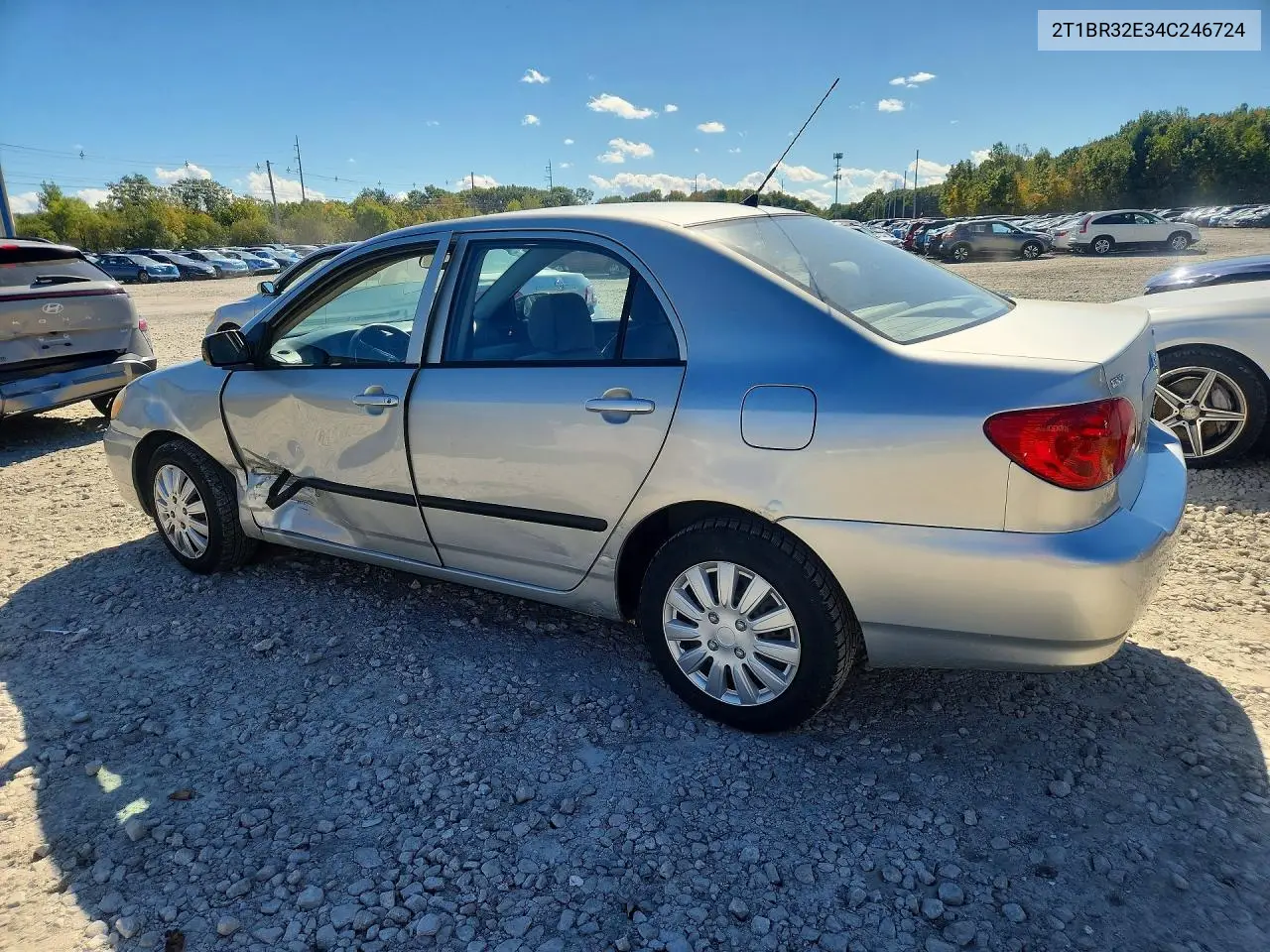 2004 TOYOTA COROLLA VIN 2T1BR32E34C246724 — фото 2