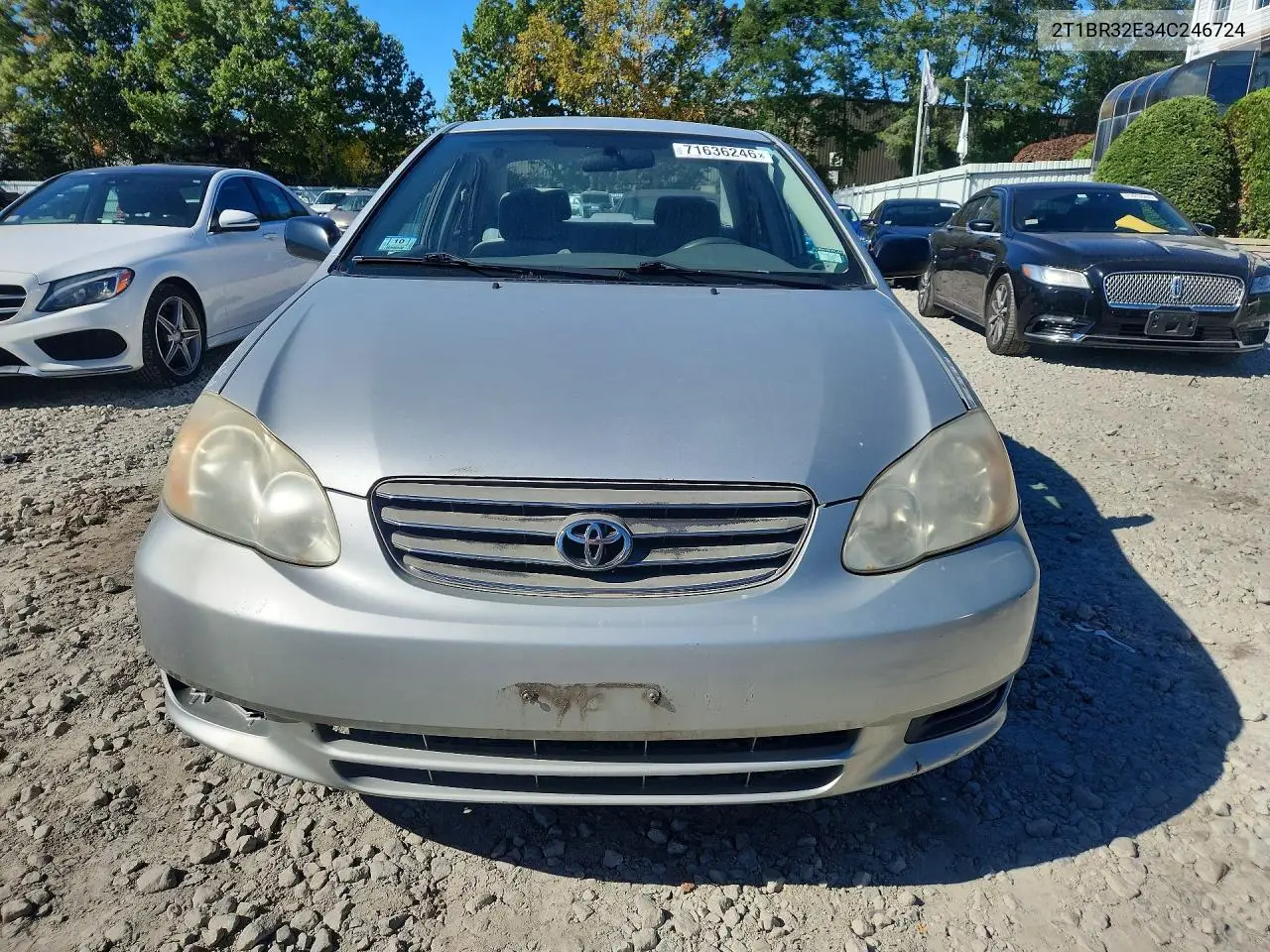 2004 TOYOTA COROLLA VIN 2T1BR32E34C246724 — фото 5