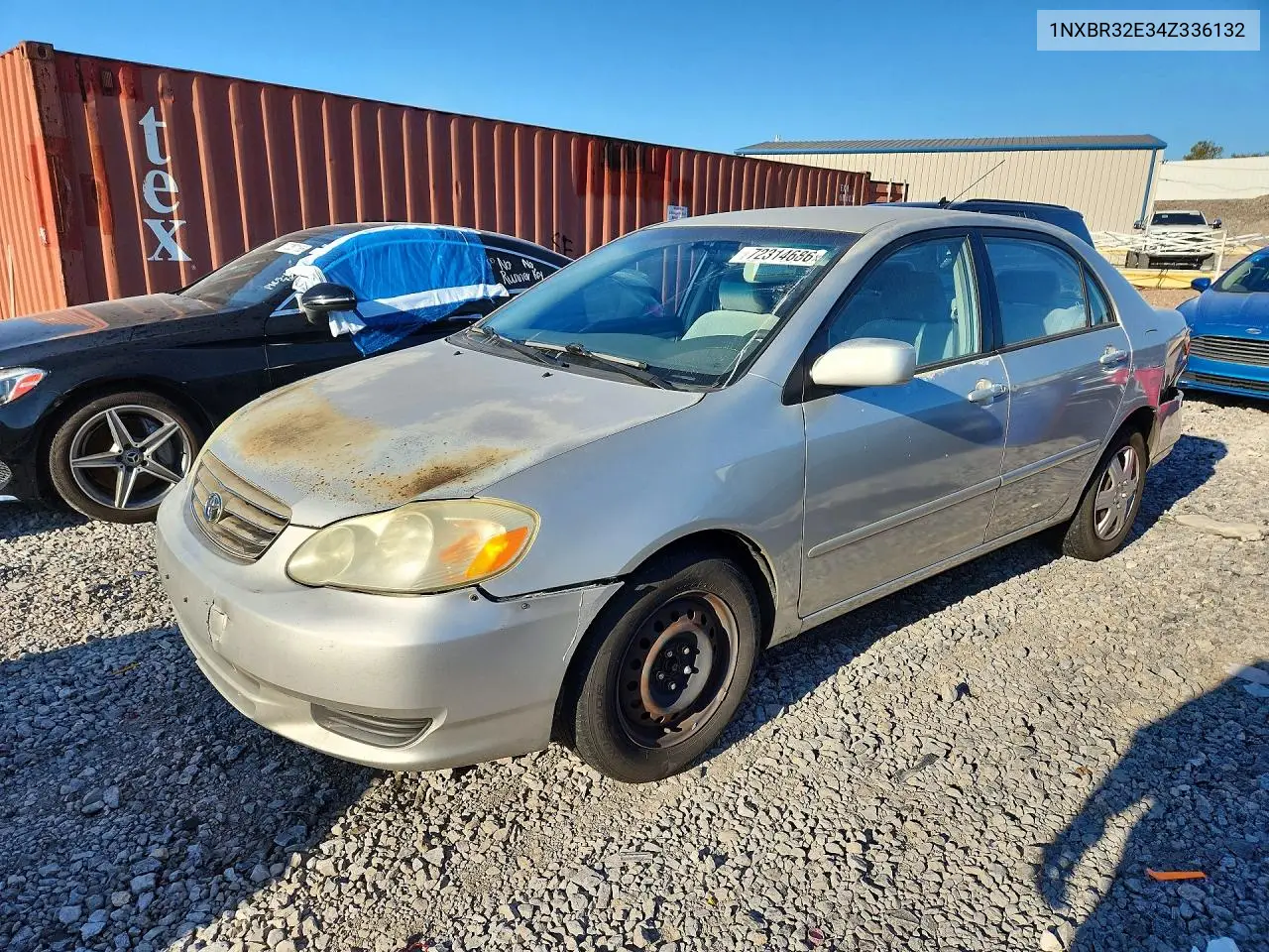 TOYOTA COROLLA 2004, VIN 1NXBR32E34Z336132