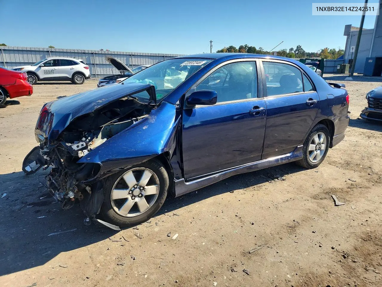 TOYOTA COROLLA 2004, VIN 1NXBR32E14Z242511