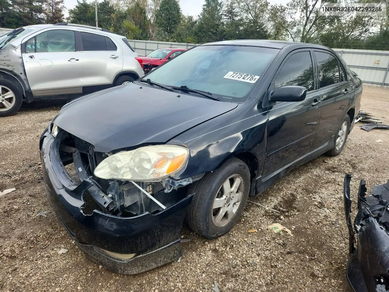 TOYOTA COROLLA 2004, VIN 1NXBR32E04Z293286