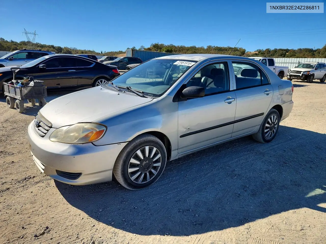 TOYOTA COROLLA 2004, VIN 1NXBR32E24Z286811