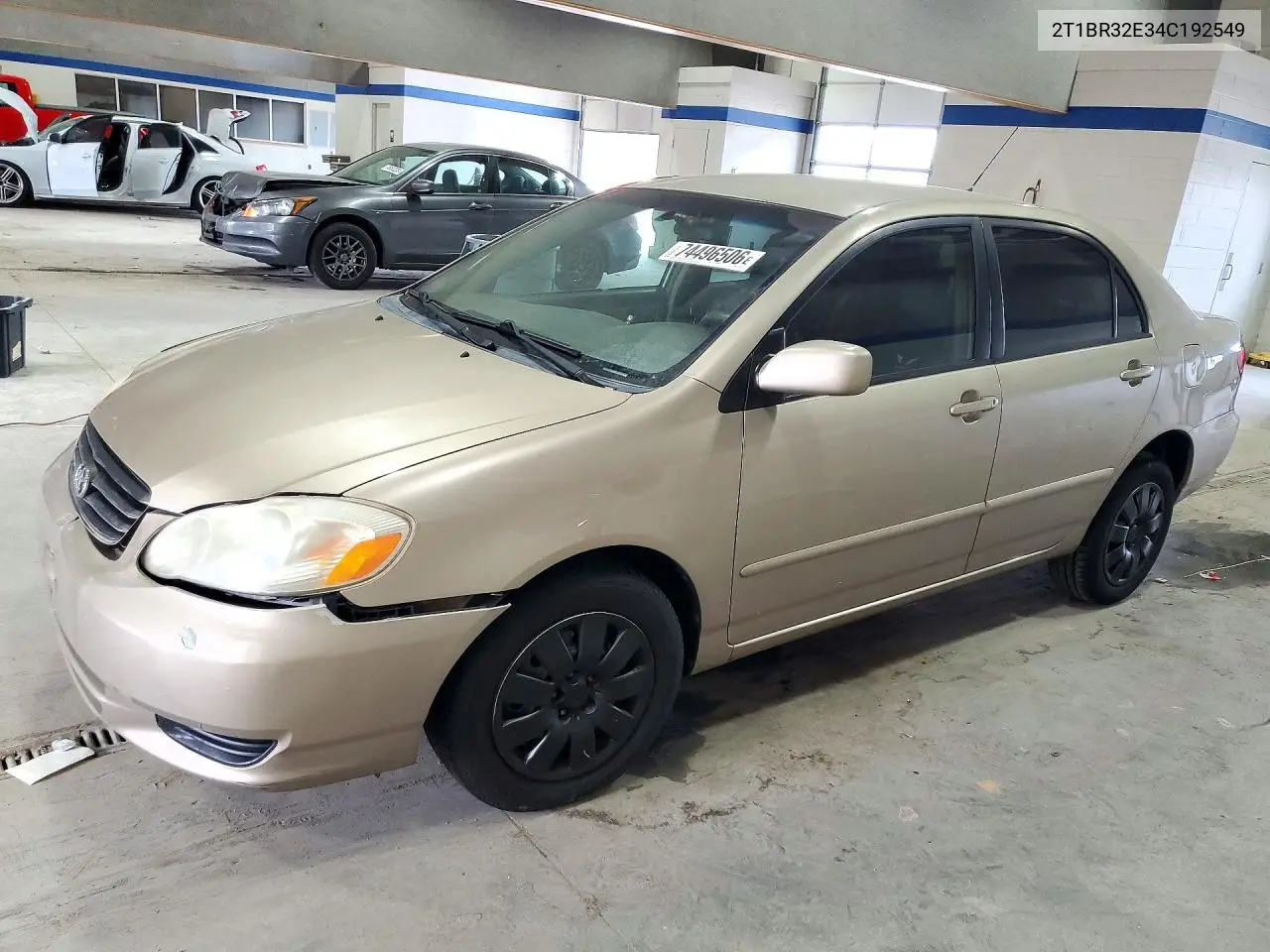 TOYOTA COROLLA 2004, VIN 2T1BR32E34C192549