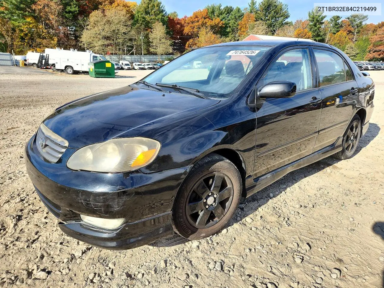 TOYOTA COROLLA 2004, VIN 2T1BR32E84C219499