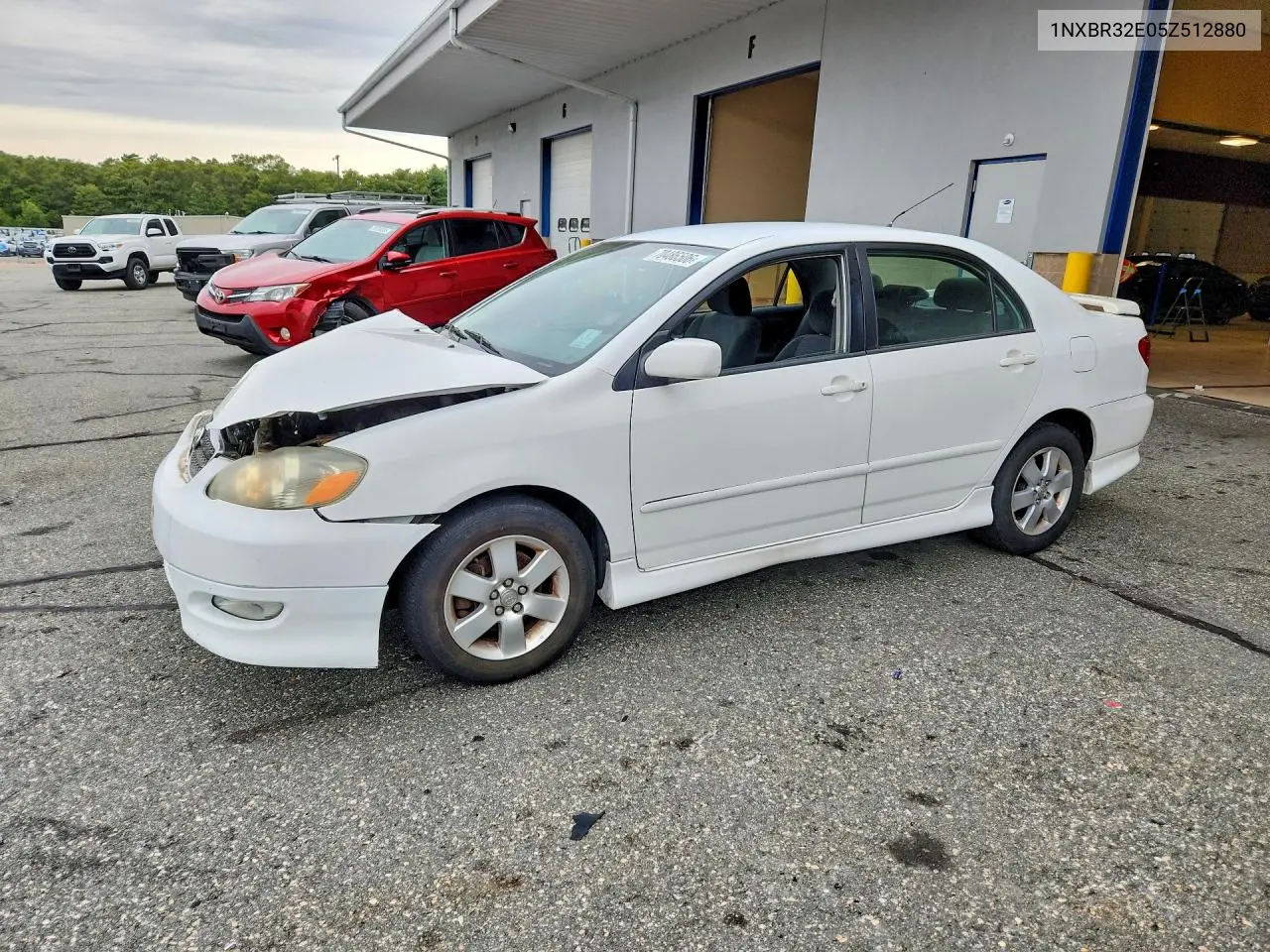 TOYOTA COROLLA 2005, VIN 1NXBR32E05Z512880