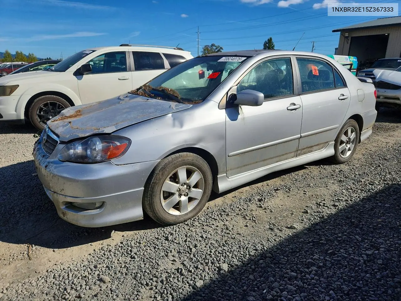 TOYOTA COROLLA 2005, VIN 1NXBR32E15Z367333