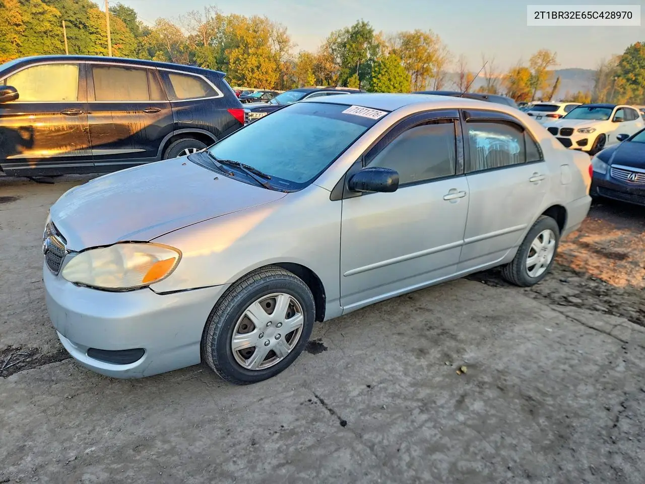 TOYOTA COROLLA 2005, VIN 2T1BR32E65C428970
