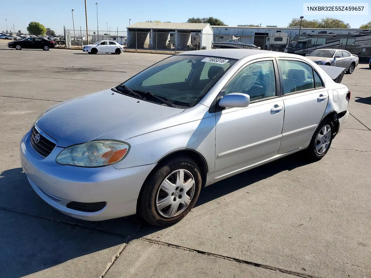 TOYOTA COROLLA 2005, VIN 1NXBR32E55Z459657