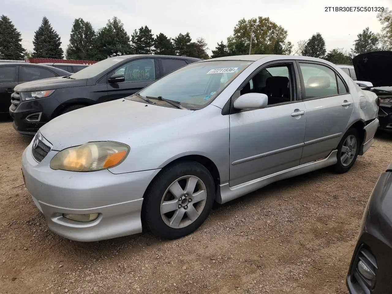 TOYOTA COROLLA 2005, VIN 2T1BR30E75C501329