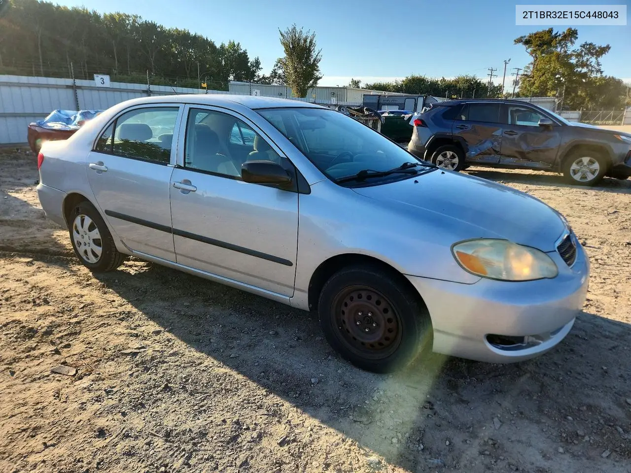 2005 TOYOTA COROLLA VIN 2T1BR32E15C448043 — фото 4