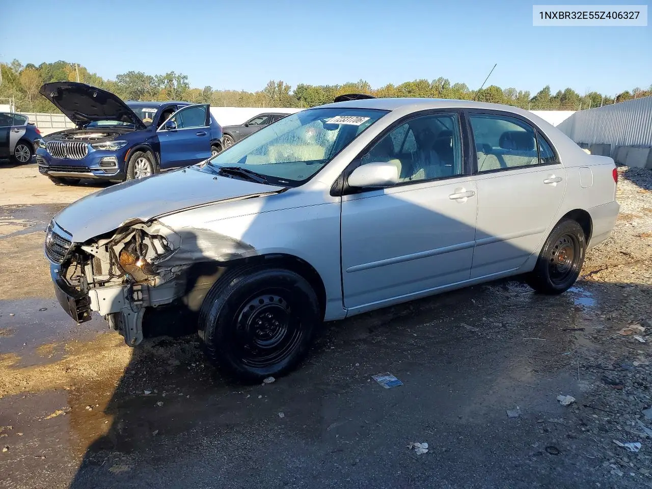 TOYOTA COROLLA 2005, VIN 1NXBR32E55Z406327