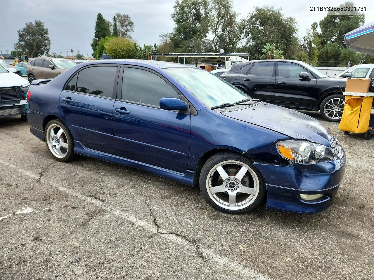 2005 TOYOTA COROLLA VIN 2T1BY32E65C391731 — фото 4