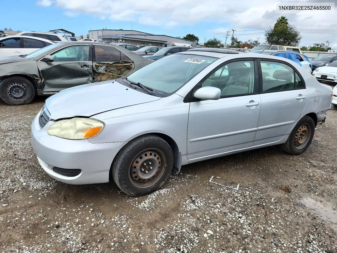 TOYOTA COROLLA 2005, VIN 1NXBR32E25Z465500