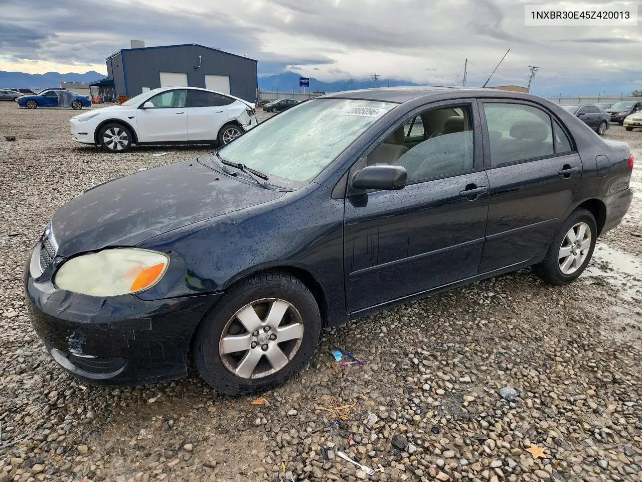 TOYOTA COROLLA 2005, VIN 1NXBR30E45Z420013