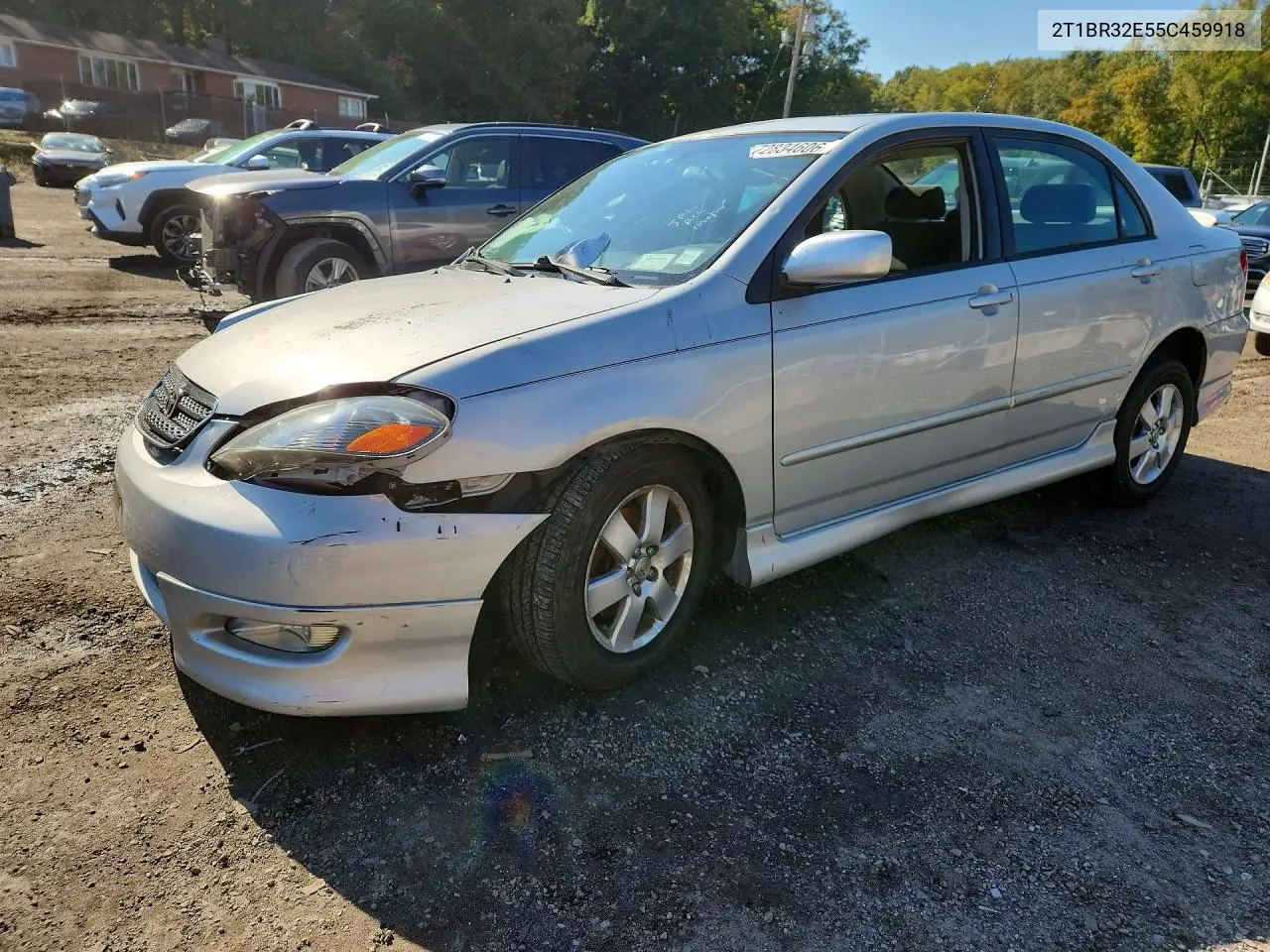 TOYOTA COROLLA 2005, VIN 2T1BR32E55C459918