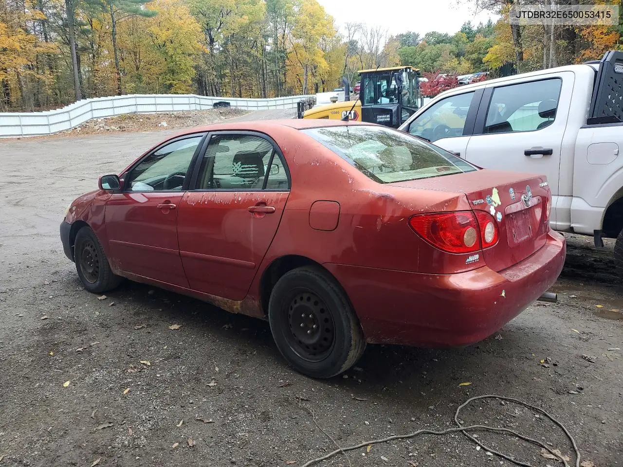 2005 TOYOTA COROLLA VIN JTDBR32E650053415 — фото 2