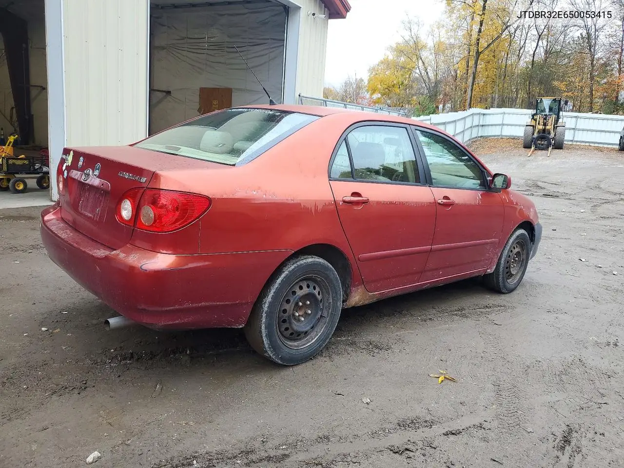 2005 TOYOTA COROLLA VIN JTDBR32E650053415 — фото 3