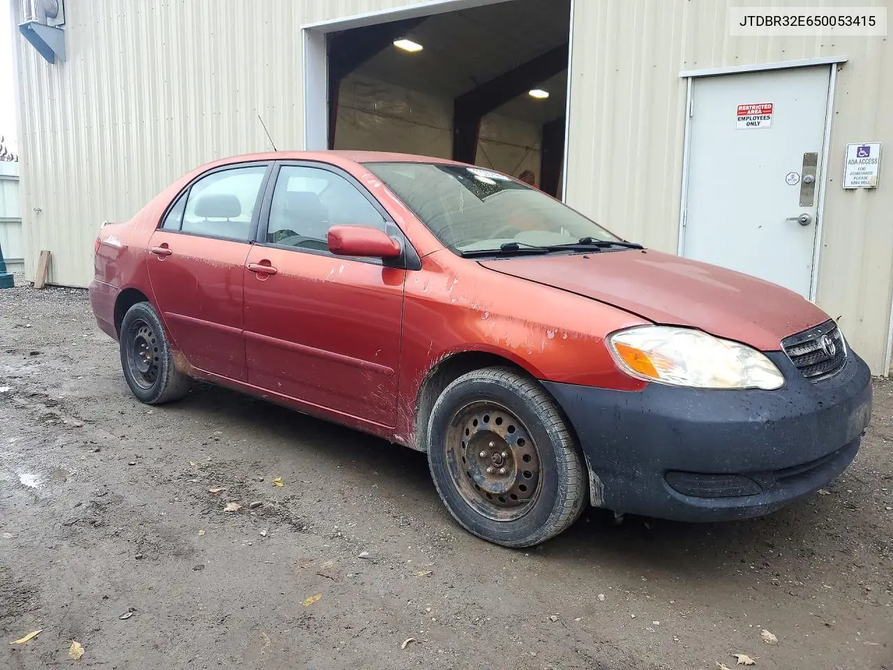 2005 TOYOTA COROLLA VIN JTDBR32E650053415 — фото 4