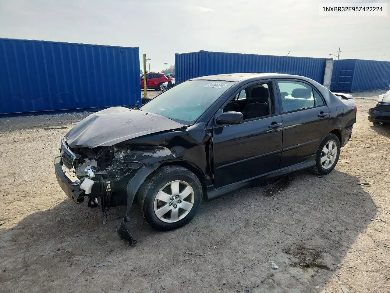 TOYOTA COROLLA 2005, VIN 1NXBR32E95Z422224