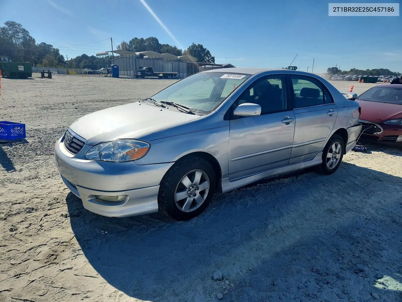 TOYOTA COROLLA 2005, VIN 2T1BR32E25C457186