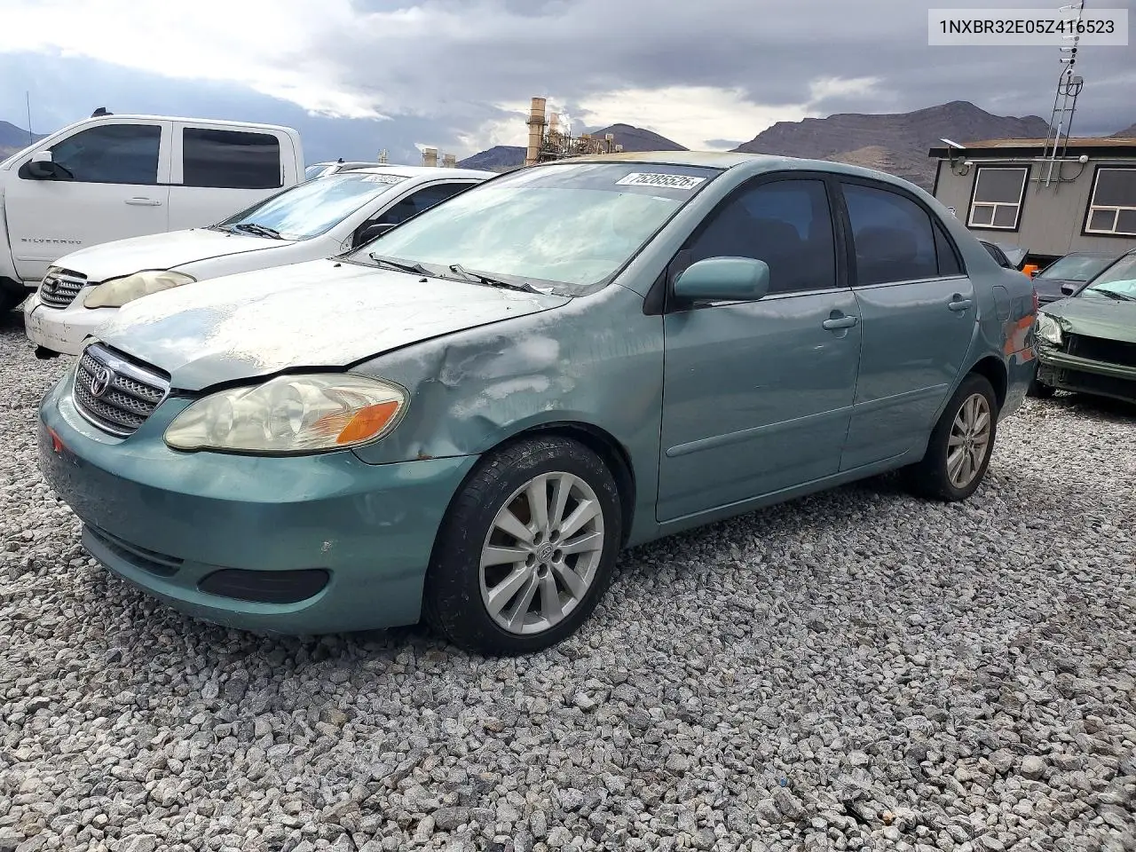 TOYOTA COROLLA 2005, VIN 1NXBR32E05Z416523