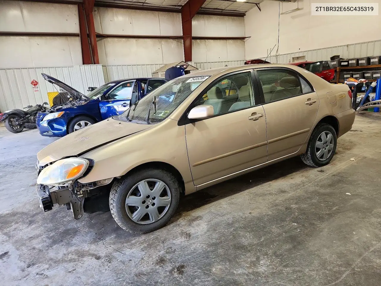 TOYOTA COROLLA 2005, VIN 2T1BR32E65C435319