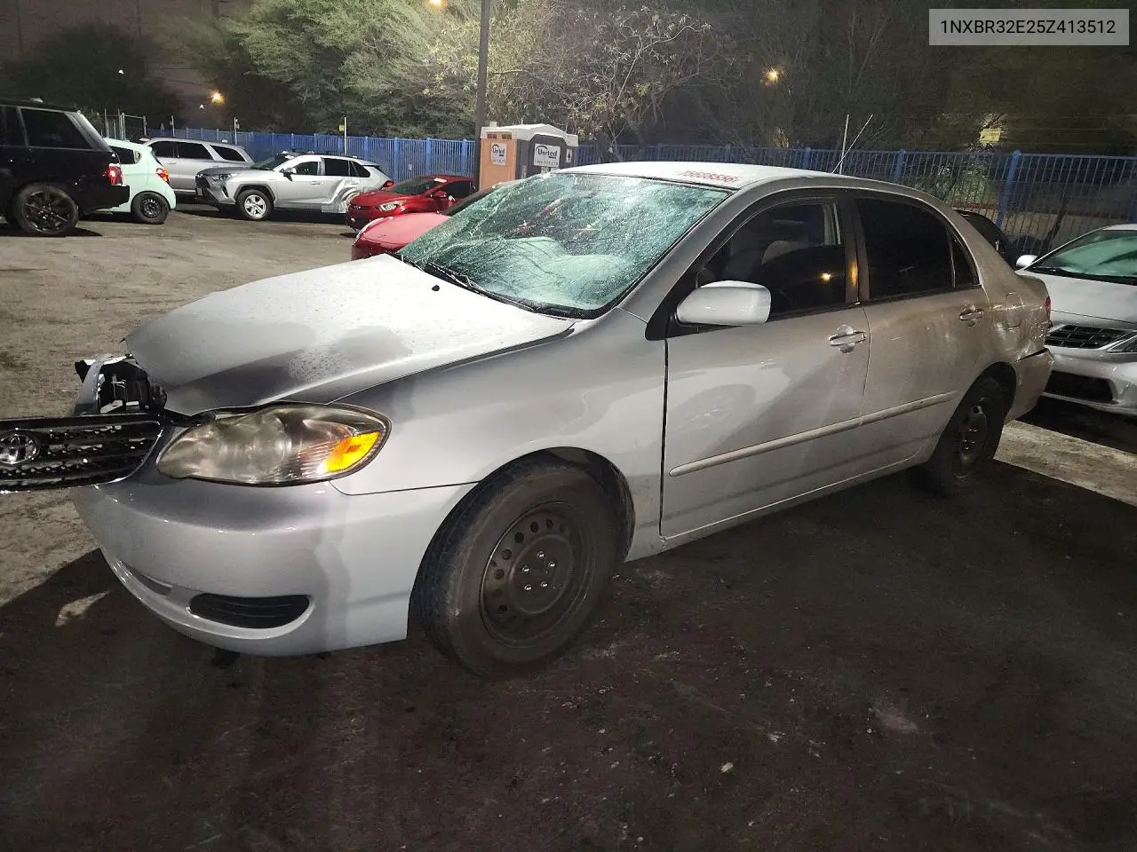 TOYOTA COROLLA 2005, VIN 1NXBR32E25Z413512