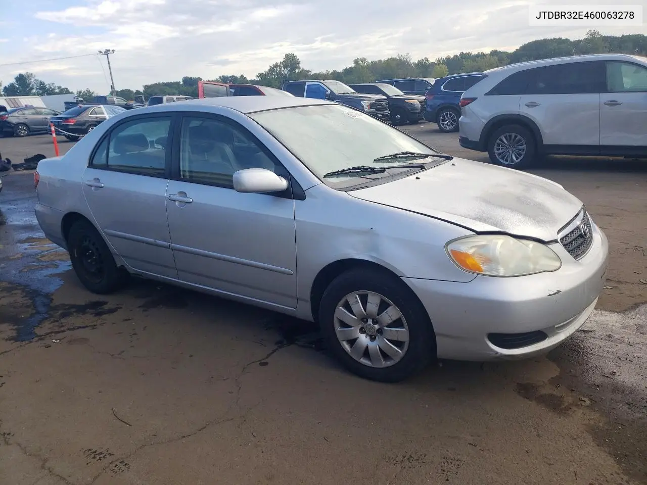 2006 TOYOTA COROLLA VIN JTDBR32E460063278 — фото 4