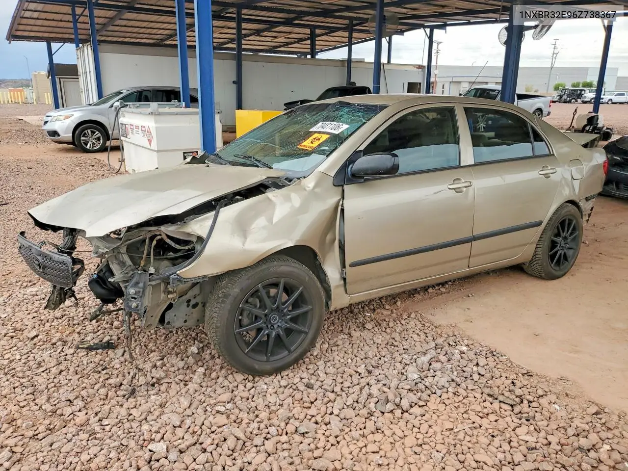 TOYOTA COROLLA 2006, VIN 1NXBR32E96Z738367