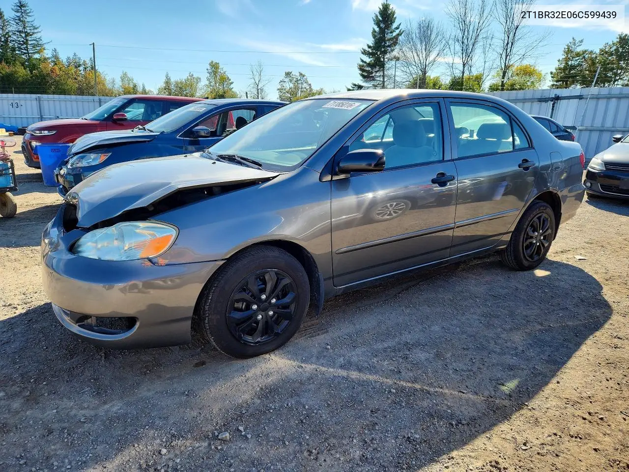 TOYOTA COROLLA 2006, VIN 2T1BR32E06C599439