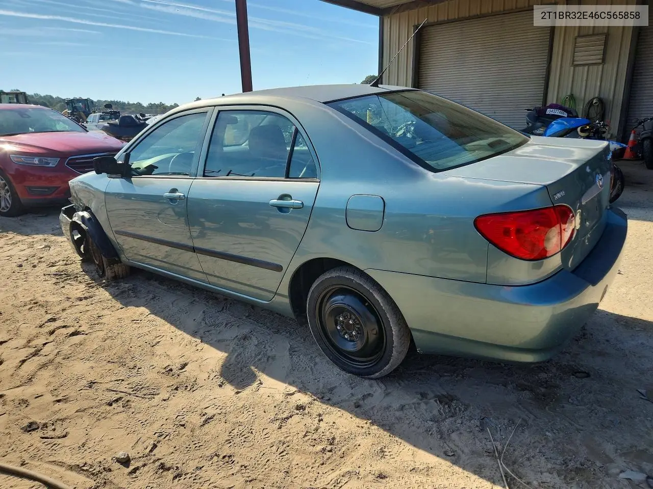 2006 TOYOTA COROLLA VIN 2T1BR32E46C565858 — фото 2