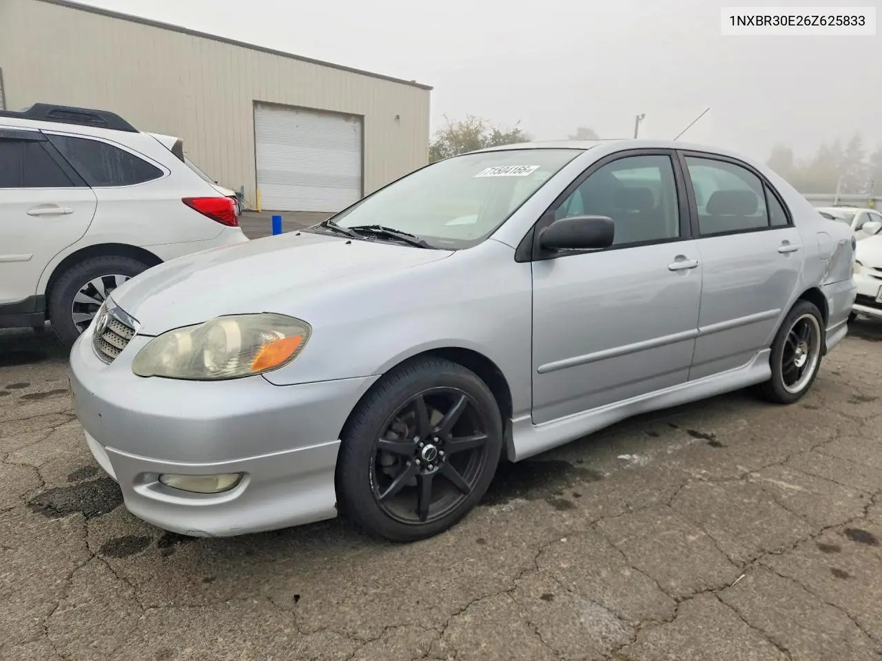 TOYOTA COROLLA 2006, VIN 1NXBR30E26Z625833