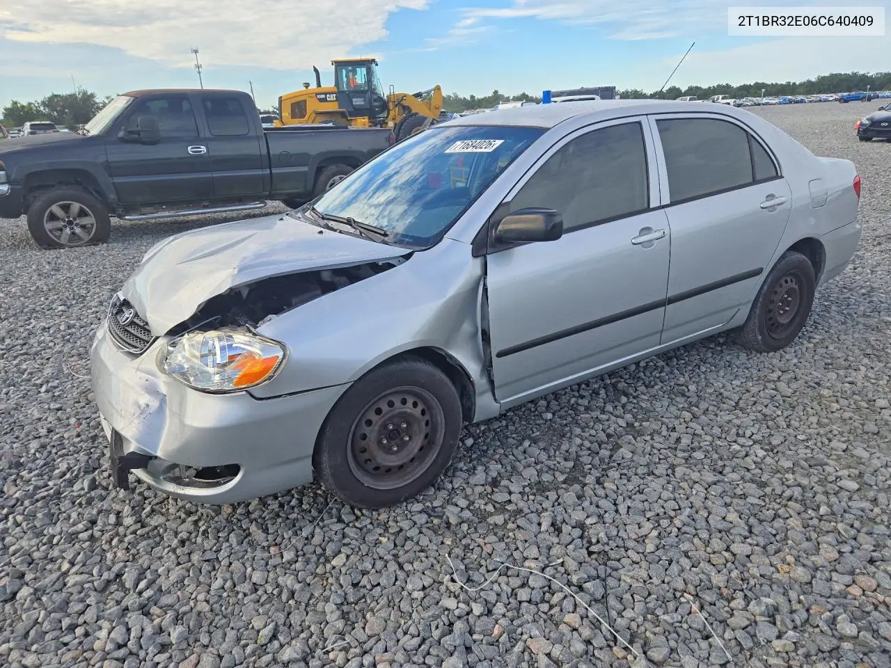 TOYOTA COROLLA 2006, VIN 2T1BR32E06C640409