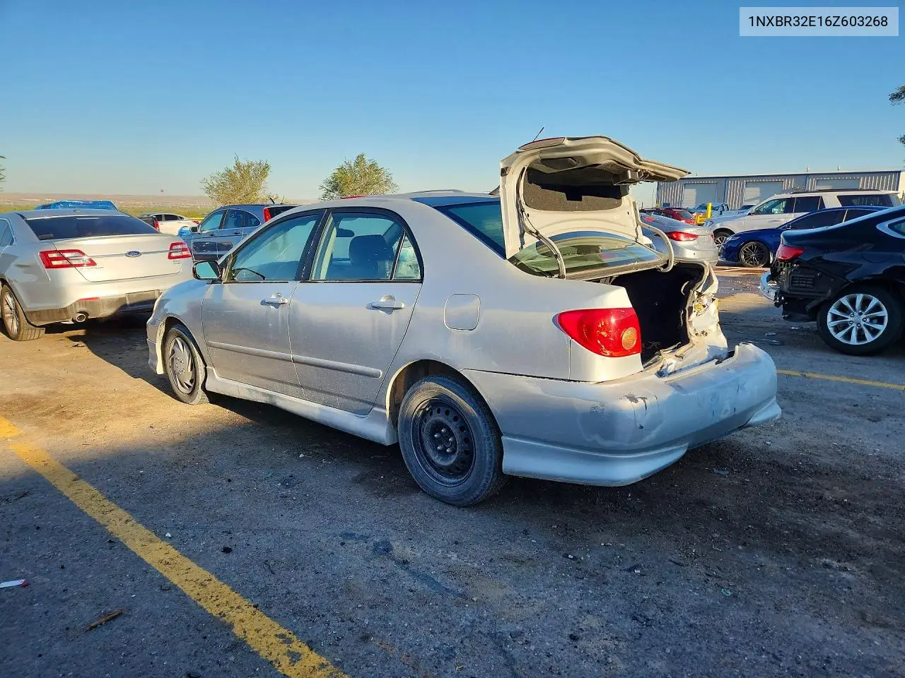 2006 TOYOTA COROLLA VIN 1NXBR32E16Z603268 — фото 2