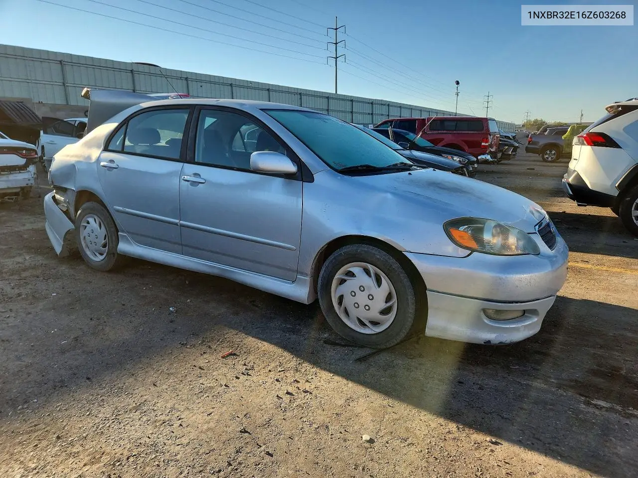 2006 TOYOTA COROLLA VIN 1NXBR32E16Z603268 — фото 4