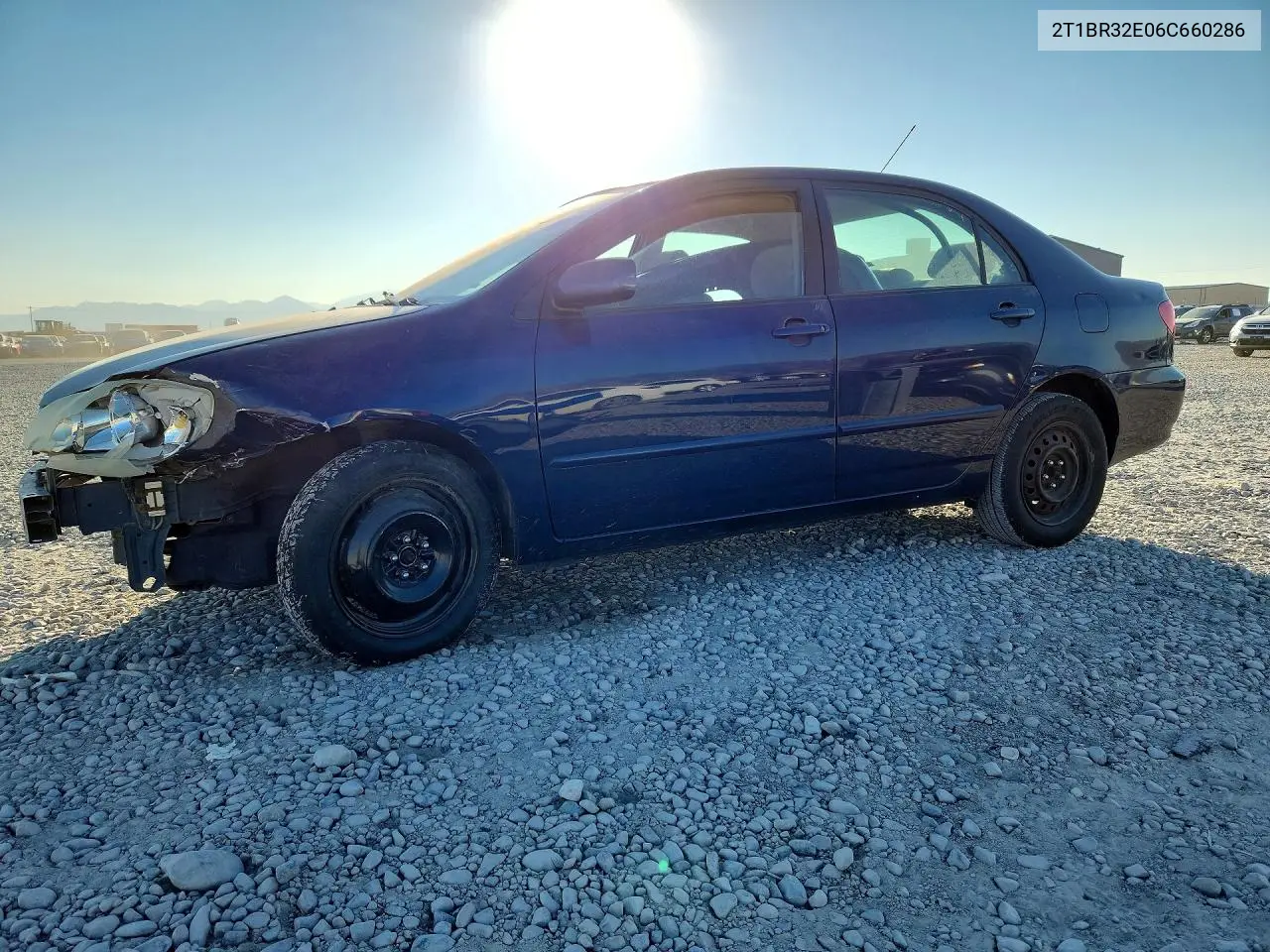 TOYOTA COROLLA 2006, VIN 2T1BR32E06C660286