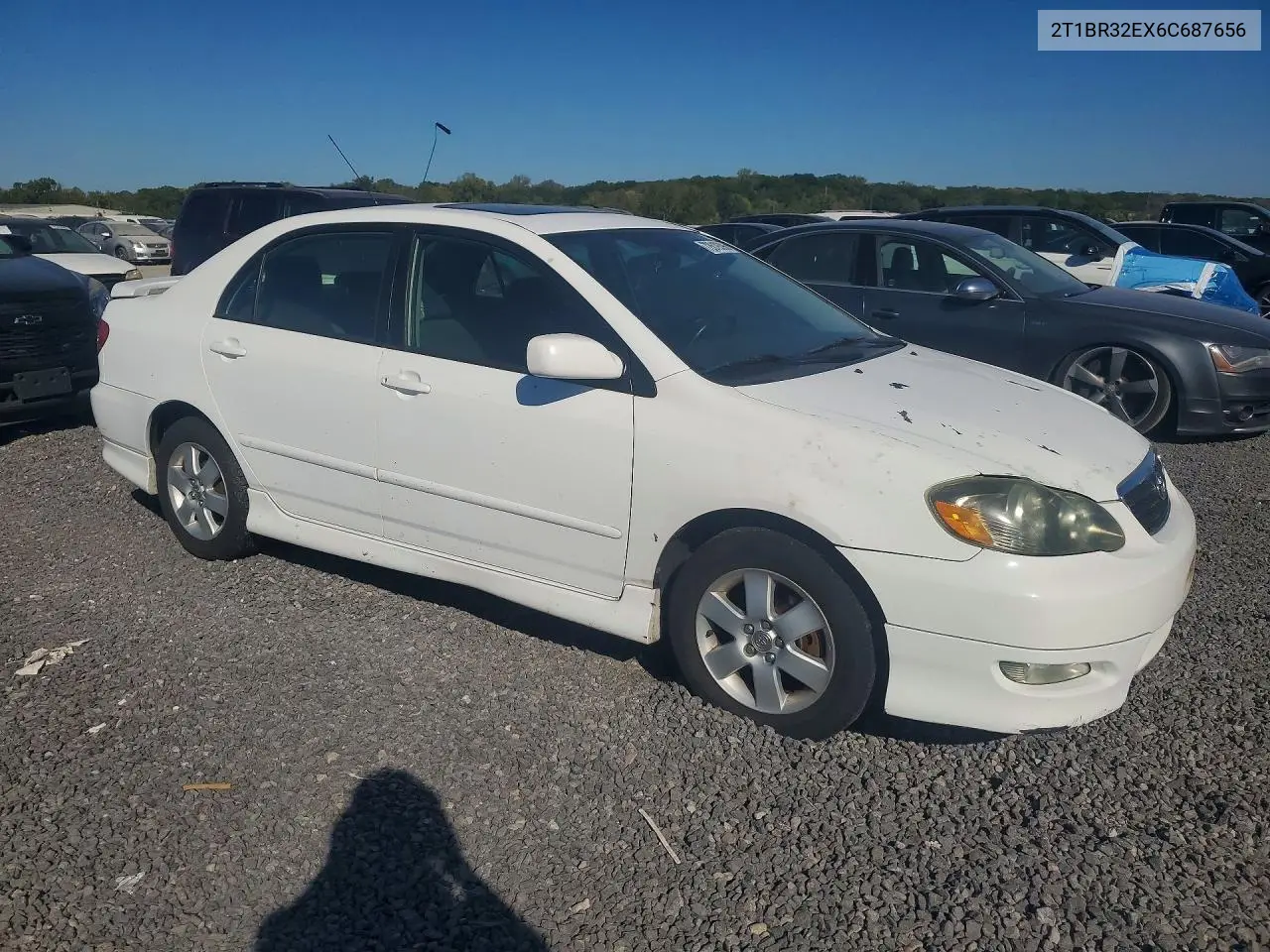 2006 TOYOTA COROLLA VIN 2T1BR32EX6C687656 — фото 4