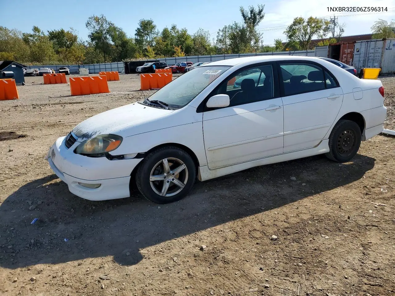 TOYOTA COROLLA 2006, VIN 1NXBR32E06Z596314