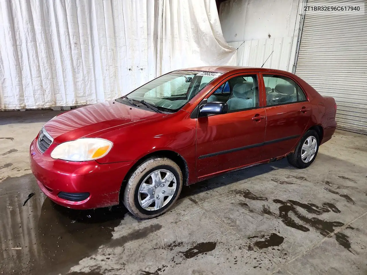 TOYOTA COROLLA 2006, VIN 2T1BR32E96C617940