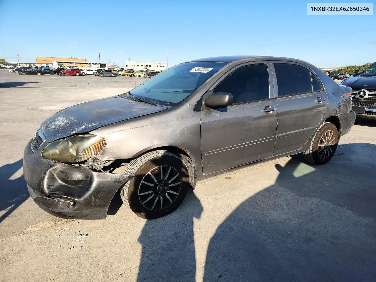 TOYOTA COROLLA 2006, VIN 1NXBR32EX6Z650346