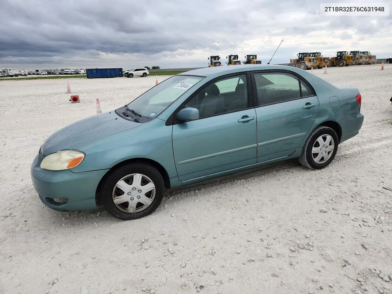 TOYOTA COROLLA 2006, VIN 2T1BR32E76C631948